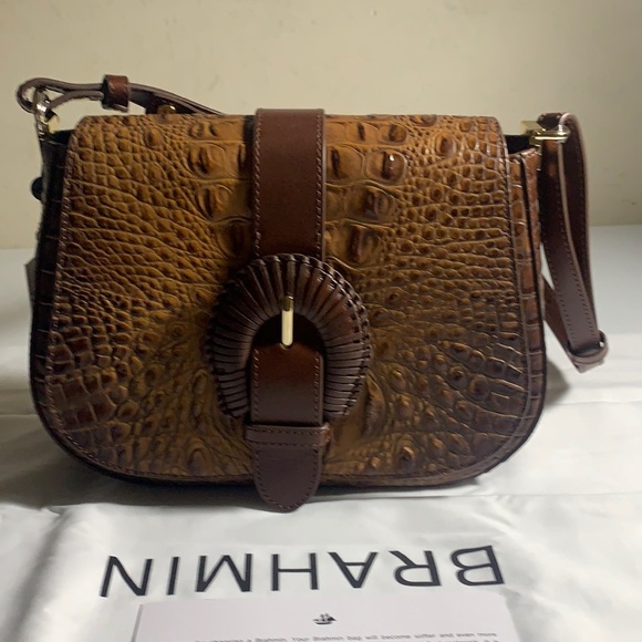 BRAHMIN PARKER COLLECTION SMALL NADINE CROSSBODY BAG - Picture 1 of 12